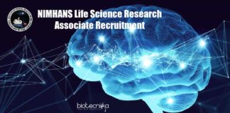 NIMHANS Vacancy For Lifesciences