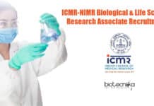 ICMR-NIMR Biological & Life Science Research Associate Recruitment NIMR Vacancy