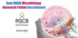 RGCB Microbiology Research Fellow