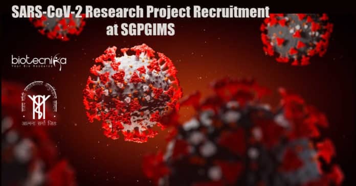 SGPGIMS Jobs JRF