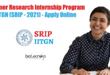 Summer Research Internship Program IITGN (SRIP – 2021) – Apply Online Summer Research Internship 2021