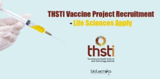 THSTI Jobs Lifesciences