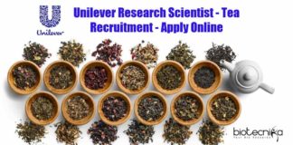 Unilever Research Scientist