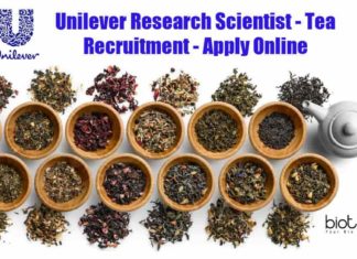 Unilever Research Scientist – Tea Recruitment – Apply Online Unilever Research Scientist