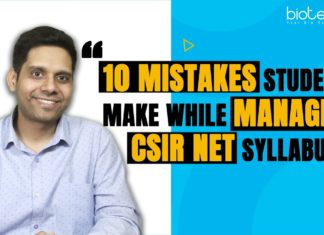 CSIR NET Syllabus Mistakes: 10 Mistakes Students Make While Managing CSIR NET Syllabus CSIR NET Syllabus Mistakes