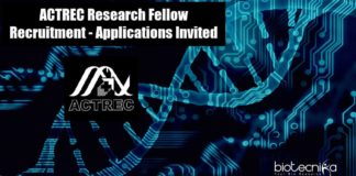 ACTREC Research Fellow Recruitment
