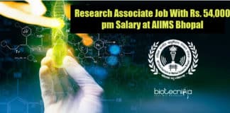 AIIMS Bhopal Research Associate