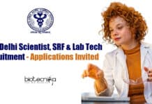 AIIMS Delhi Scientist, SRF & Lab Tech Recruitment – Applications Invited AIIMS Delhi Jobs