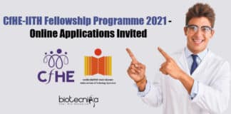 CfHE-IITH Fellowship Programme 2021