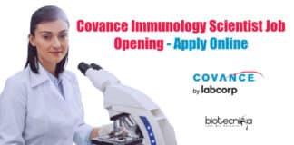 Covance Immunology Scientist Job