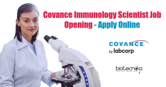 Covance Immunology Scientist Job