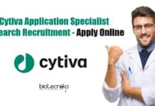 Cytiva Application Specialist Research Recruitment – Apply Online Cytiva Jobs