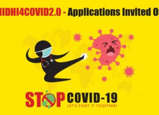 DST NIDHI4COVID2.0 – Applications Invited Online DST NIDHI4COVID2.0