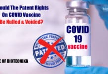 Should The Patent Rights On COVID Vaccine Be Nulled & Voided? Voice of Biotecnika Patent Rights On COVID Vaccine