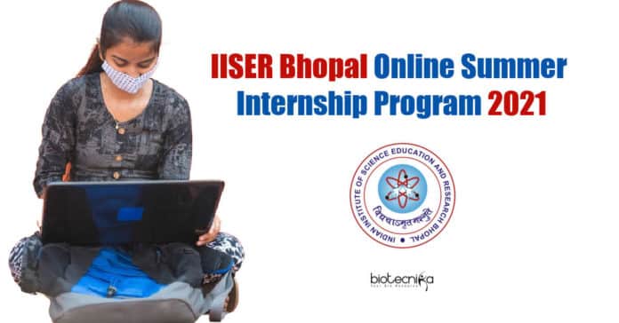 IISER Bhopal Summer Internship
