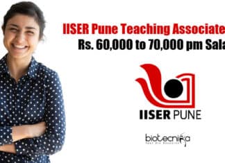 IISER Pune Teaching Associate