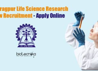IIT Kharagpur Life Science Research Fellow Recruitment – Apply Online IIT Kharagpur Life Science