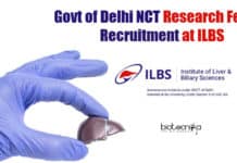 Govt of Delhi NCT Research Fellow Recruitment at ILBS ILBS Delhi JRF Opening