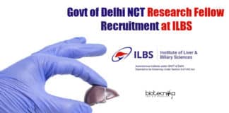 ILBS Delhi JRF Opening