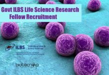 Delhi Govt ILBS Life Science Research Fellow Recruitment ILBS Delhi Research Job