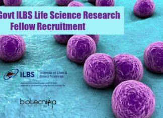Delhi Govt ILBS Life Science Research Fellow Recruitment ILBS Delhi Research Job