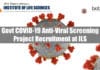 Govt COVID-19 Anti-Viral Screening Project Recruitment at ILS ILS Bhubaneswar Project Jobs
