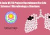JIPMER Indo US TB Project Recruitment For Life Science/ Microbiology & Biochem JIPMER Jobs Biochemistry