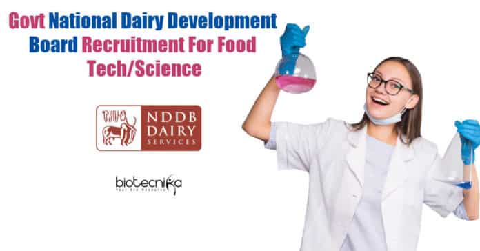NDDB Food Tech Scientist