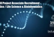 NIRRH Project Associate Recruitment – Genetics / Life Science & Bioinformatics NIRRH Project Associate