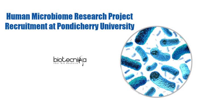 Pondicherry University JRF Vacancy