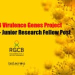 RGCB Research Vacancy Available