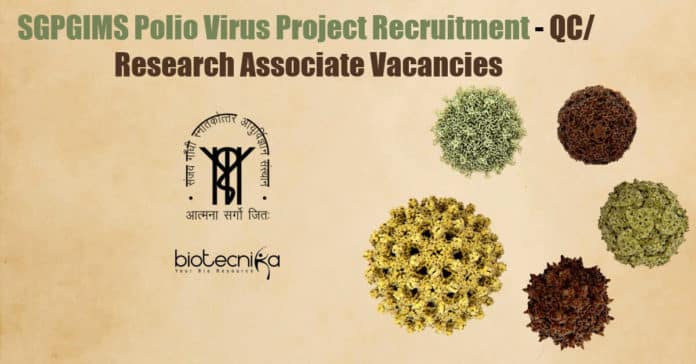 SGPGIMS Vacancies