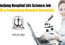 Safdarjung Hospital Life Science Job – VMMC & Safdarjung Hospital Research Safdarjung Hospital Job