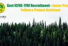 TFRI Junior Project Fellow