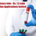 THSTI Life Science Jobs – Rs. 1.5 Lakh pm Salary, Online Applications Invited THSTI Research Project Jobs