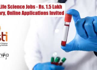 THSTI Research Project Jobs