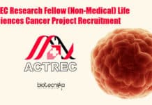 TMC ACTREC Non-Medical Jobs