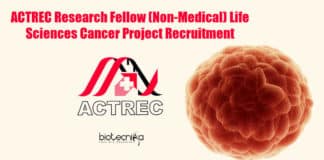 TMC ACTREC Non-Medical Jobs