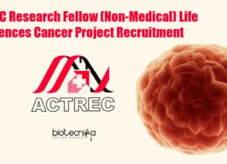 TMC ACTREC Non-Medical Jobs