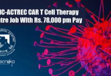 TMC-ACTREC CAR T Cell Therapy Centre Scientific Officer Job With Rs. 78,000 pm Pay TMC-ACTREC Scientific Officer Job
