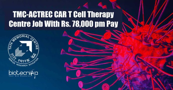 TMC-ACTREC Scientific Officer Job