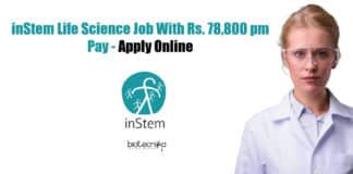 inStem Scientist Life Science