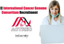 ACTREC International Cancer Genome Consortium Recruitment ACTREC Project Assistant Job