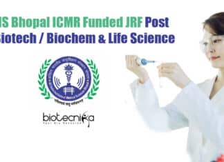 AIIMS Bhopal JRF Job