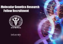 AIIMS Molecular Genetics Research Fellow Recruitment AIIMS Molecular Genetics Research