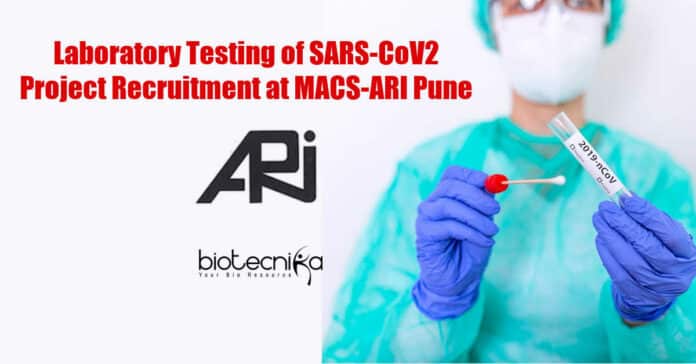 ARI Pune COVID-19 Jobs