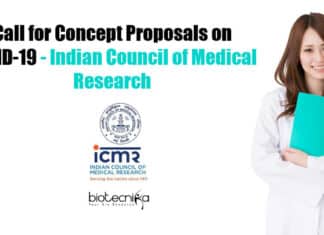Call for Concept Proposals on COVID-19 – Indian Council of Medical Research Call for Concept Proposals