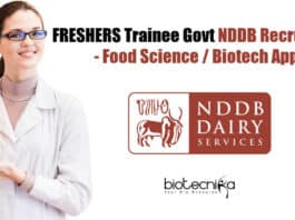 Freshers Jobs Biotech