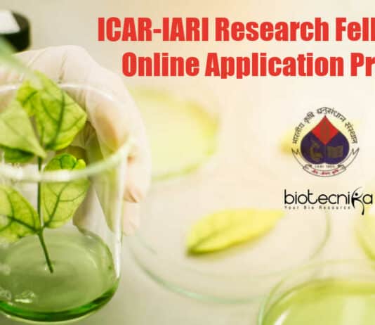 IARI Research Fellow Jobs