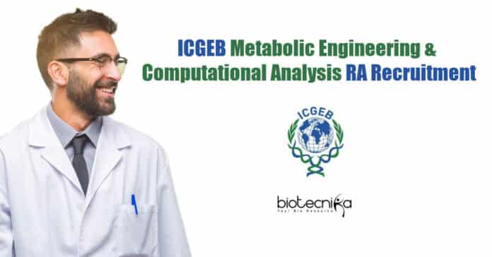 ICGEB RA Vacancy